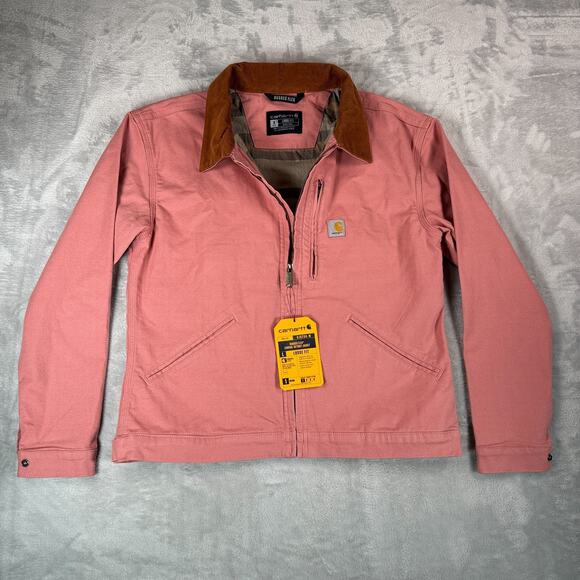 Carhartt Jackets & Blazers - Carhartt Womens Small Iconic Crawford Detroit Jacket Rose Tint NEW